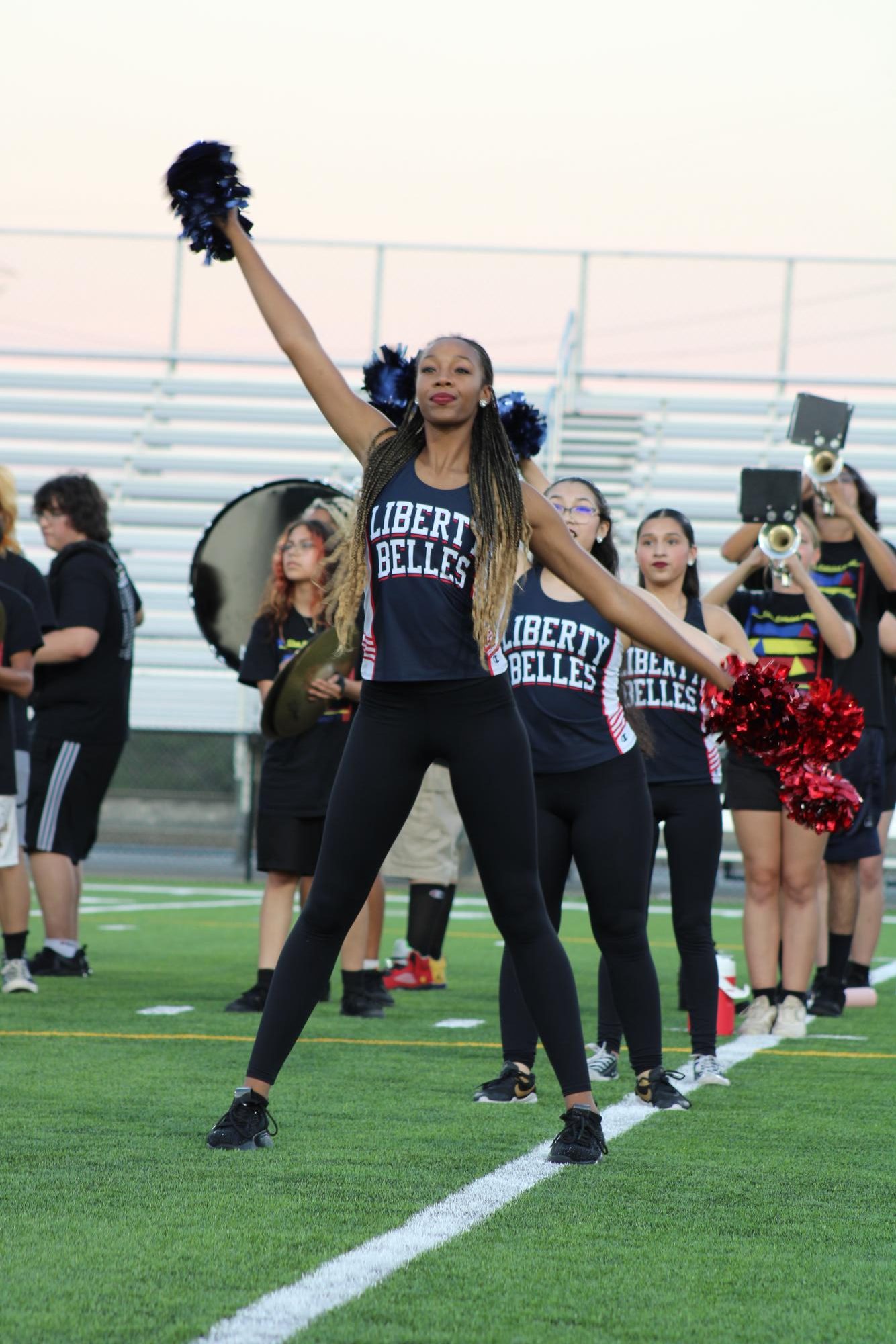 Patriots Pep and Step into Homecoming